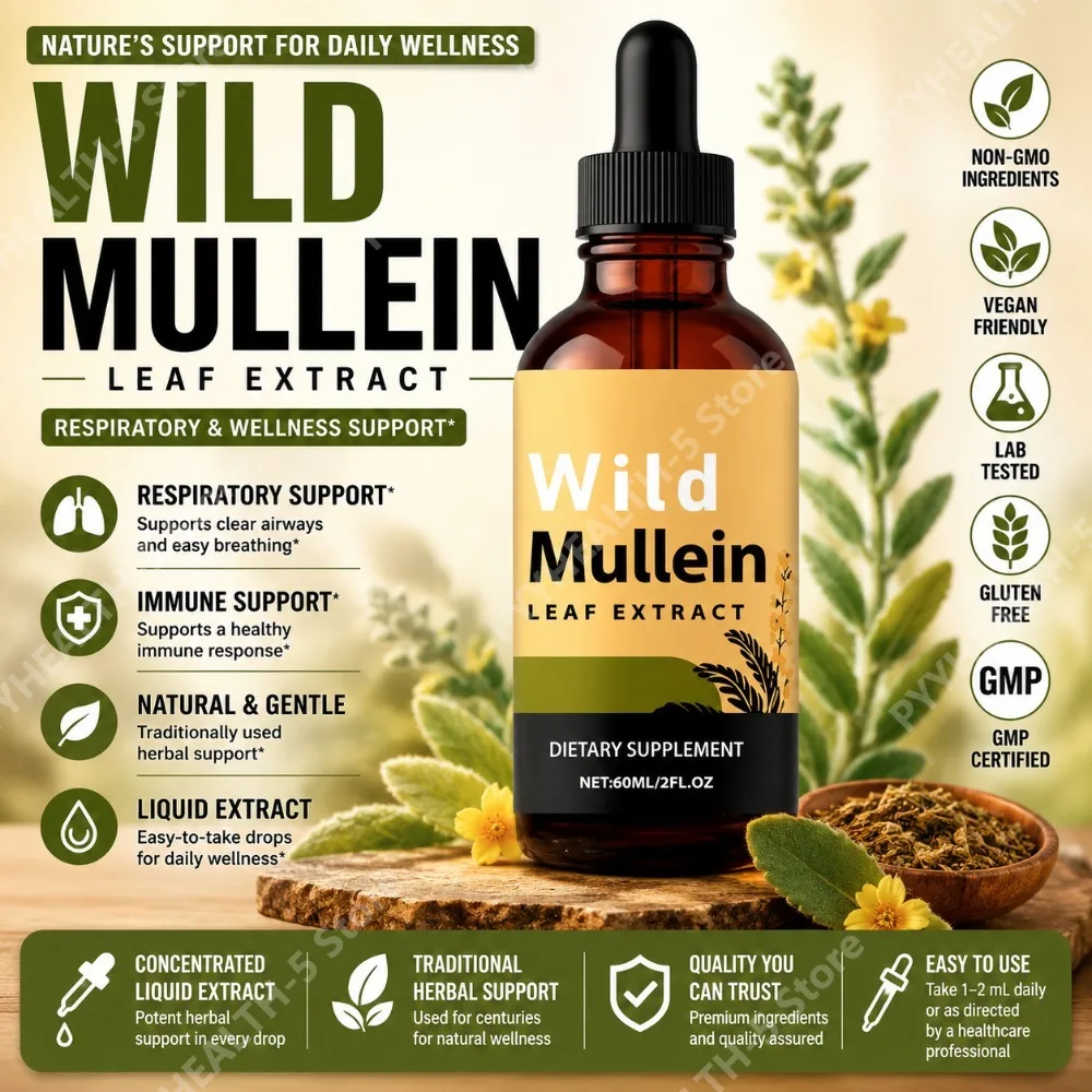 Herbal Wellness Drops - Gocce di Foglie di Verbasco Selvatico