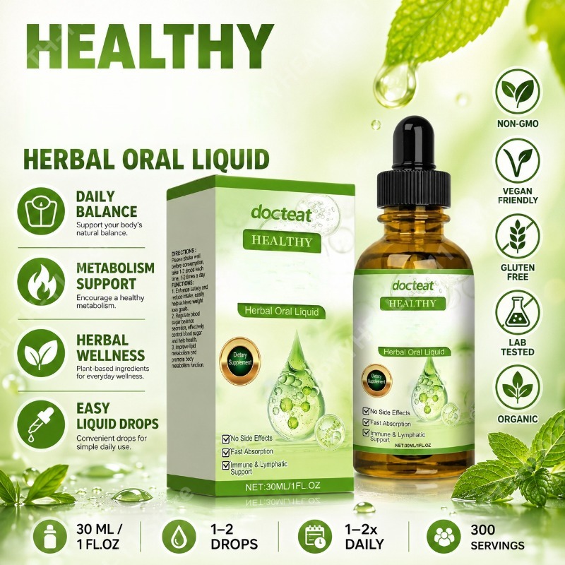 Herbal Wellness Drops - Estratto di Foglie di Menta e
