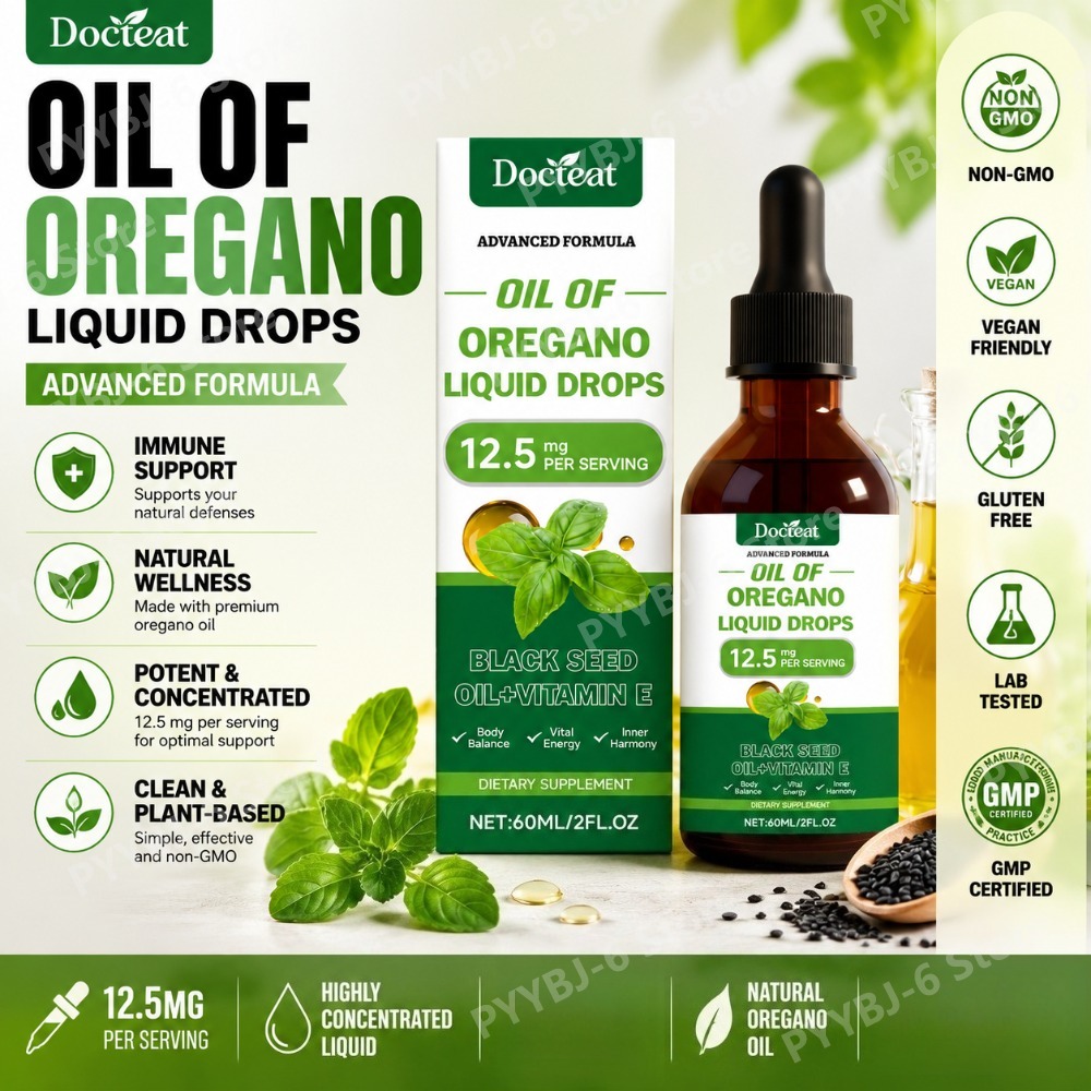 Herbal Wellness Drops - Olio di Origano in Gocce Liquide