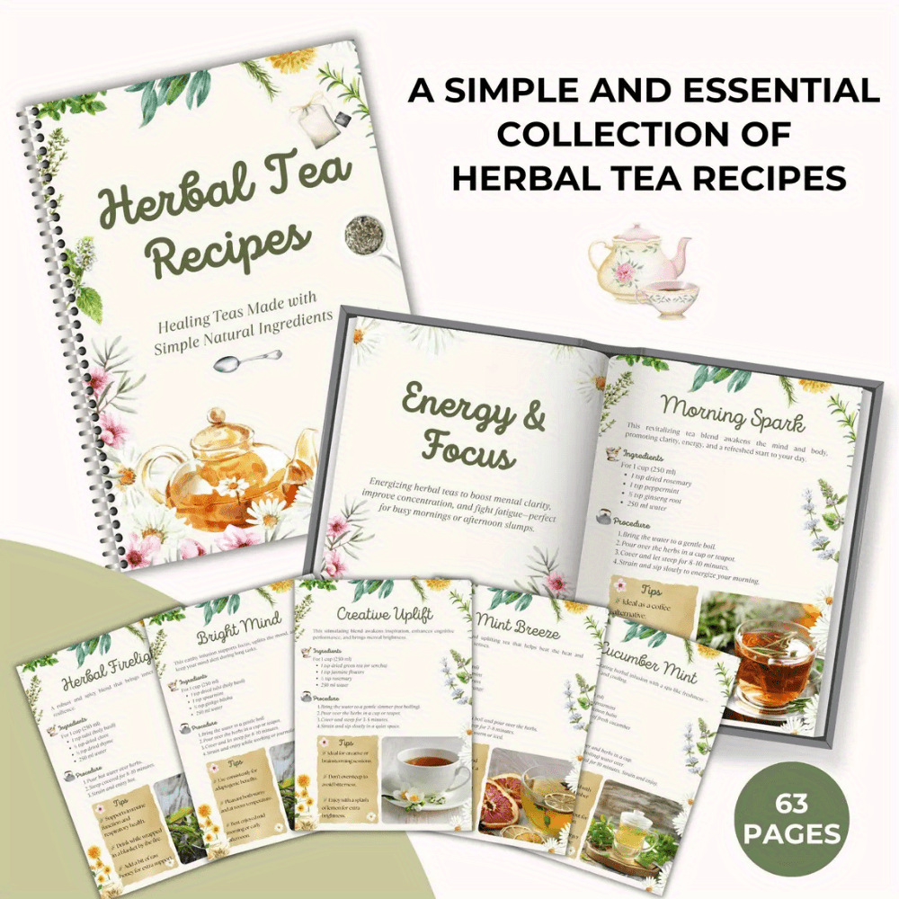 Libro di Ricette di Tisane – M - Herbal Tea For Wellness recensione e prezzo