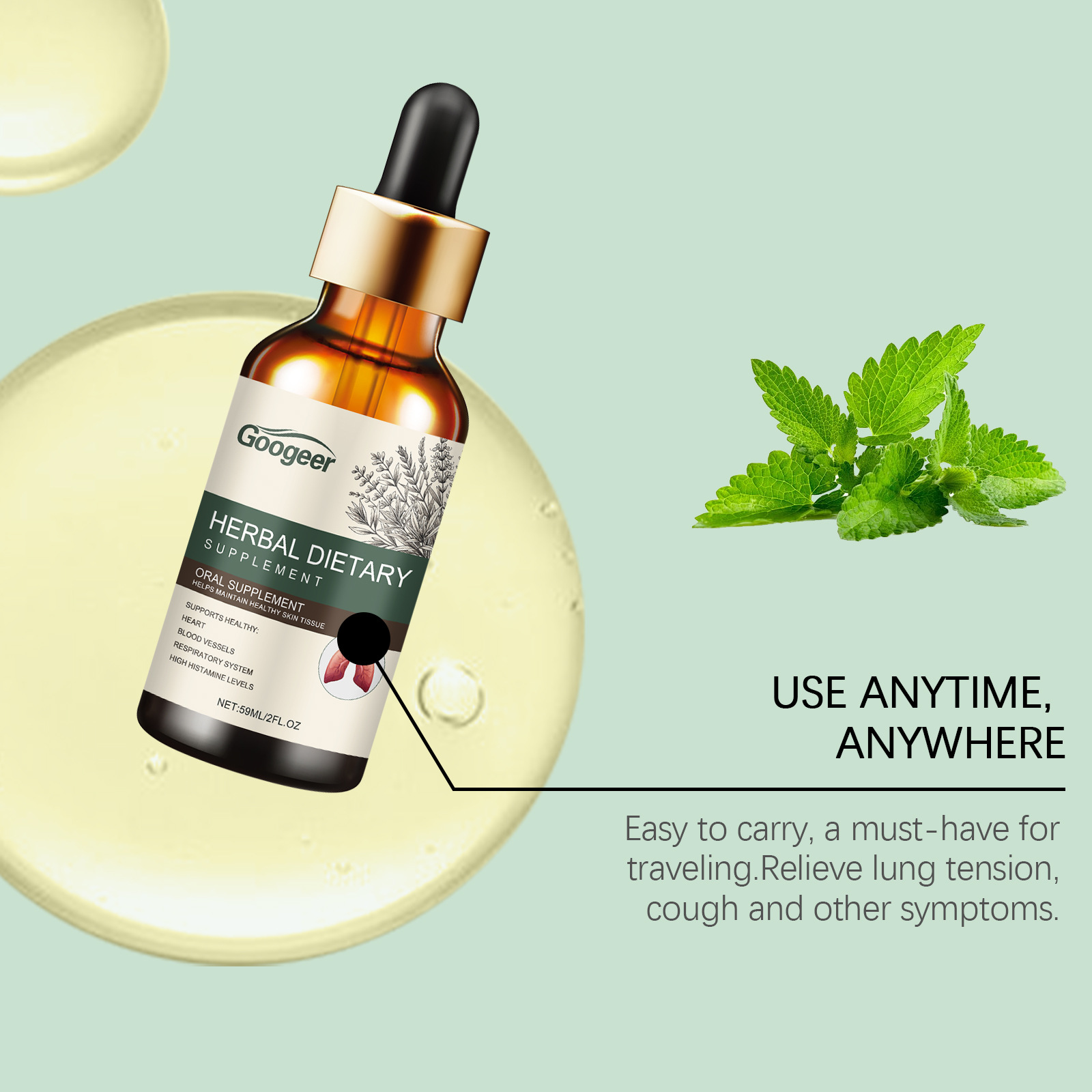 Gocce di Menta Piperita per il - Herbal Wellness Drops recensione e prezzo